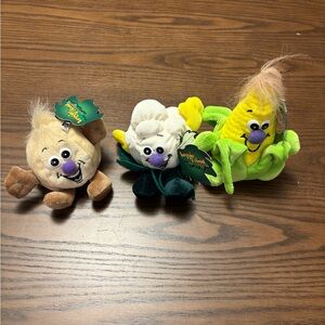 Veggie‎ Tales NWT Small Plush Set